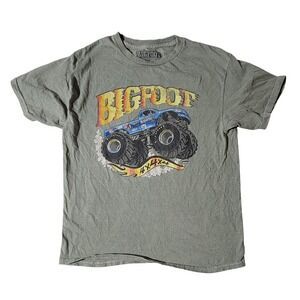 Bigfoot Monster Truck Graphic‎ T-Shirt Mens Large Green 4x4x4 Racing Tee 2024